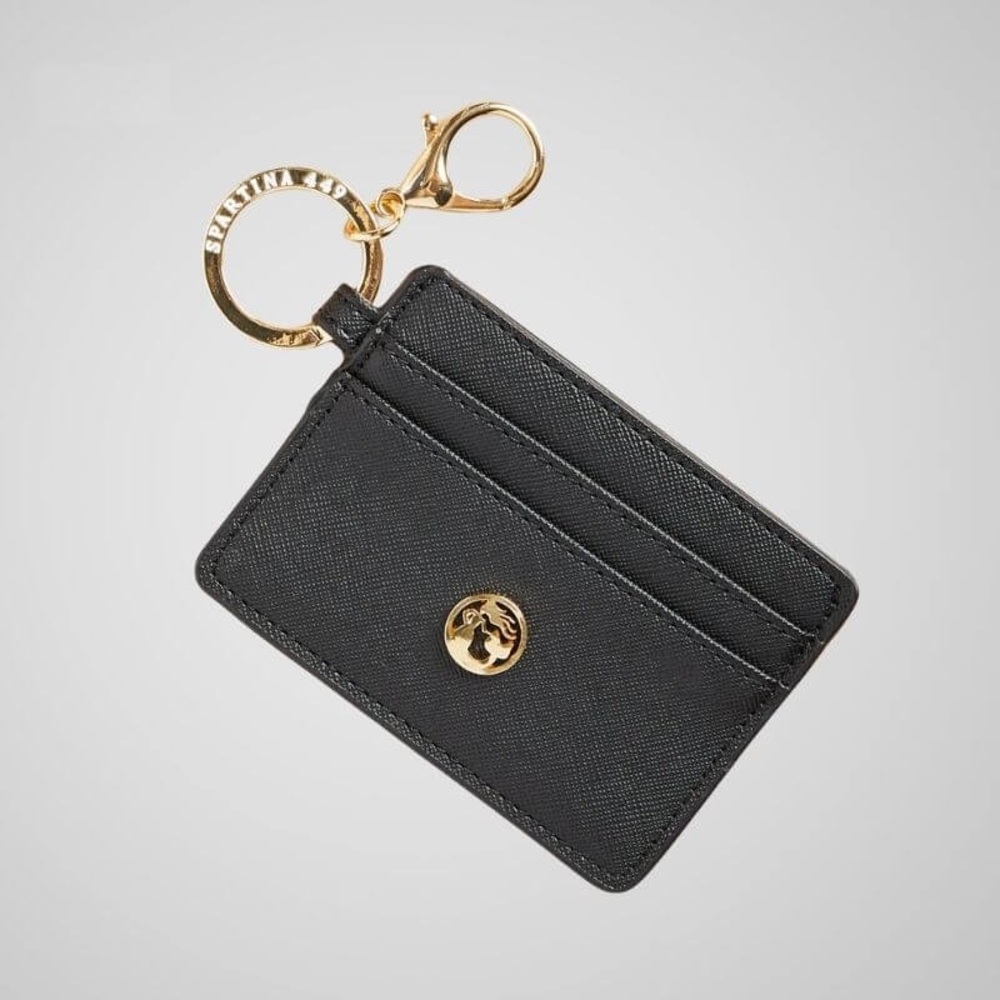 Spartina 449 Black Key Chain Card Holder